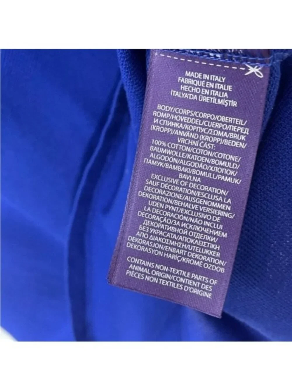 Ralph Lauren Purple Label Cotton Pique Standing Horse Polo Boy’s Large